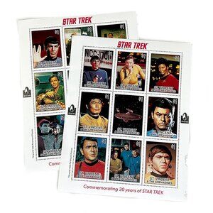 Star Trek 30th Anniversary Vintage Postage Stamps